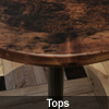 Reclaimed Wood Restaurant Tables